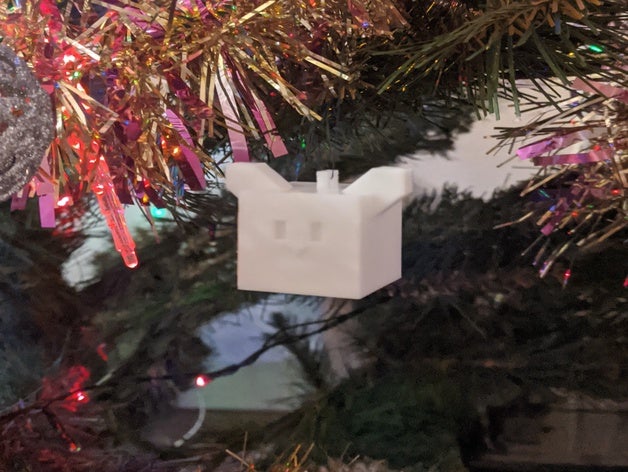 cali ratón adorno la calibración de navidad el ornamento 3D print model - Mito3D