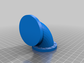 flanged industrial pipe fittings changes made 3d print model - Mito3D