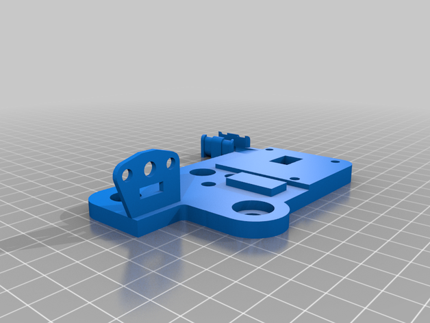 ender 5 plus e3d hemera adaptateur creality hermès 3D print model - Mito3D