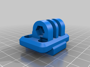 armattan marmotte blaireau gopro stock adaptateur de montage 3d print model - Mito3D