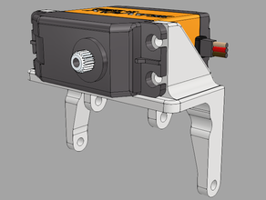 axial ar44 axle servo mount axialracing scx10 3d print model - Mito3D
