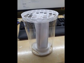 christmas gift packaging tube endcap box 3d print model - Mito3D