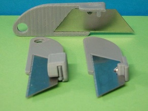Trapez-cutter blade holder support lame Trapez Klinge Trapez-Klinge 3d print model - Mito3D