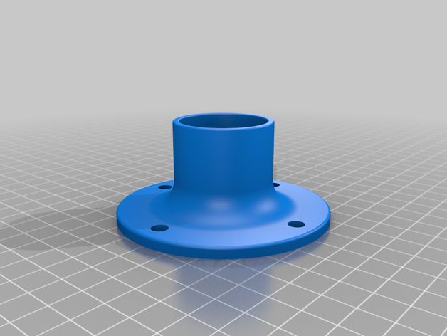 raccord d32 pour aspiration fond cuve aquaponie 3D print model - Mito3D