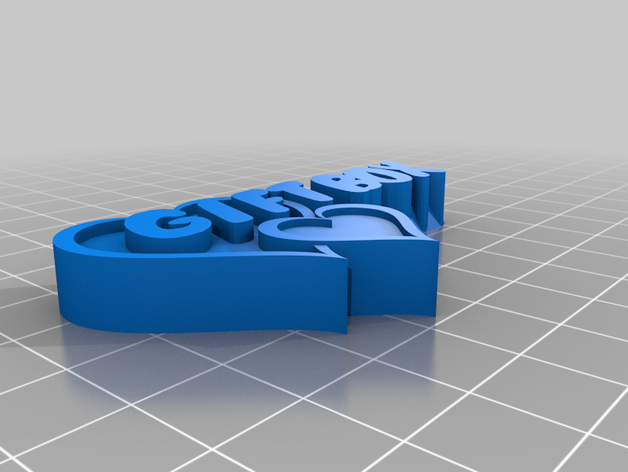 gift box heart customized 3D print model - Mito3D