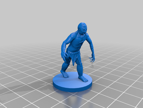 ghoul 28mm tabeltop roleplay dnd in miniatura miniature gioco di ruolo rpg 3d print model - Mito3D
