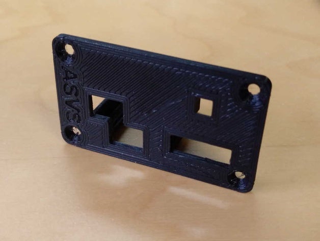 wemos battery box cover rocker switch shield d-type lipo wemos-case d1 mini case esp32 xlr 3D print model - Mito3D