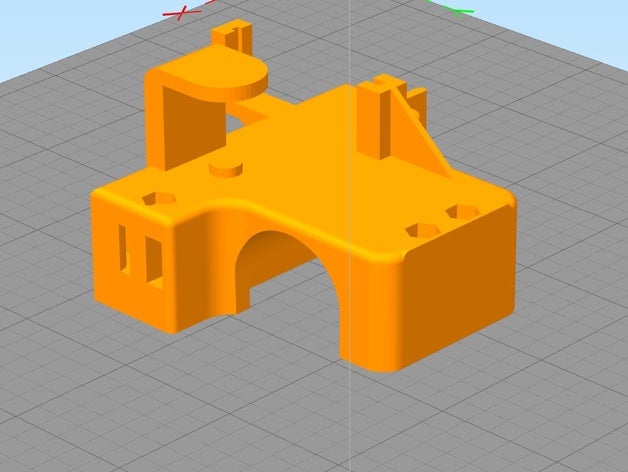 i3 mega plaque arrière 3D print model - Mito3D