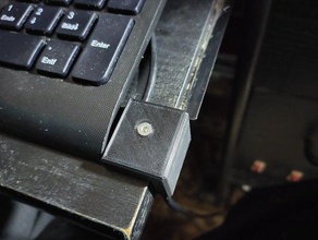 kabelumlenkung ordinateur kabelhalter tastatură 3d print model - Mito3D