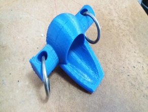 ball bit ring gag tongue depressor 3d print model - Mito3D