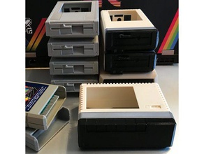sdrive-max atari 1010 program recorder case arduino 800 sdrive 3d print model - Mito3D