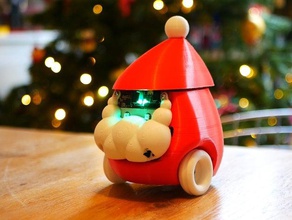 santabot christmas ornament robot smartibot smartphone 3d print model - Mito3D