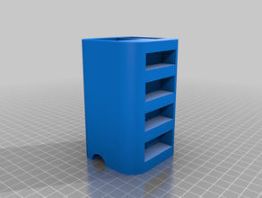 philips oneblade stand more storage 3d print model - Mito3D