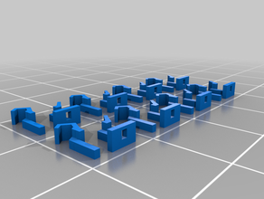 n escala acopladores 3d print model - Mito3D