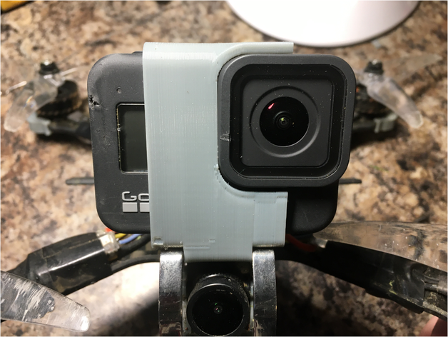 gopro hero 8 mount armattan marmotte 3D print model - Mito3D