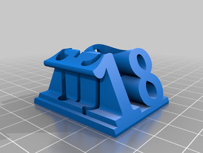 forever 18 30th birthday stand 3d print model - Mito3D