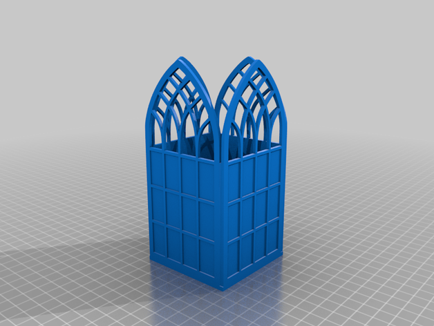 azul cam Daire kiremit bin lekeli 3D print model - Mito3D