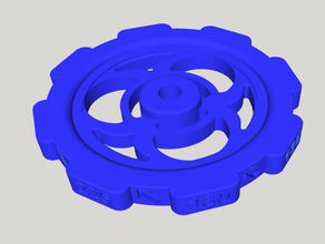 cr10 lit de nivellement la roue - biohazard creality cr-10 cr-10s 3d print model - Mito3D