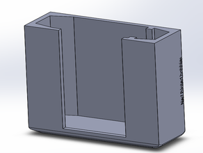 nerf single belt mag holder reduced clip 3d print model - Mito3D