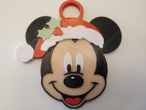 mickey ornament mmu remix christmas mouse 3d print model - Mito3D