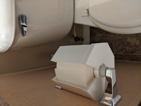 tp protector mk5 cat toilet paper holder 3d print model - Mito3D