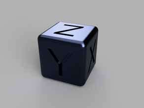 xyz calibración cubo de bordes redondeados +archivo step 3d print model - Mito3D