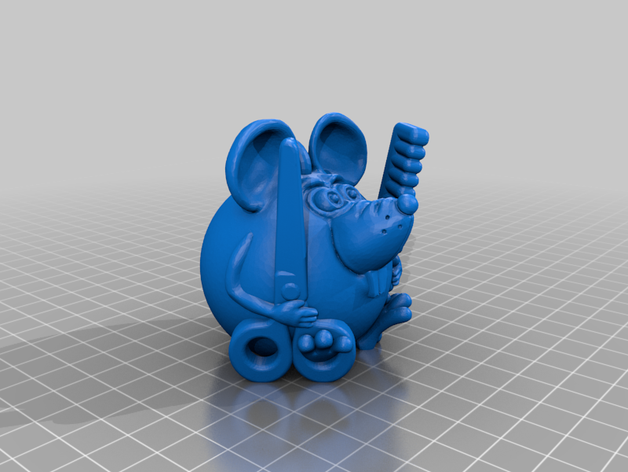 mouse cabeleireiro 3D print model - Mito3D