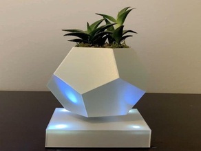 levitating planter leds 3d print model - Mito3D
