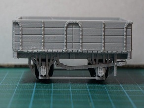 sn42 sn35 queensland railways qr 14' f wagon 3d print model - Mito3D