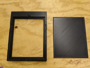 8x10 humide support de plaque au collodion la photographie ferrotype des plaques humides 3d print model - Mito3D