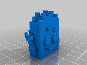 gene french fries 3d print model - Mito3D
