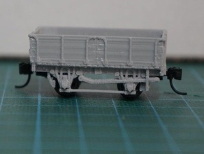 ttn42 qr120 queensland railways qr 14' f wagon 3d print model - Mito3D