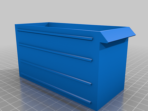 modular storage drawer double high storage drawer