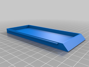 modular storage tray single width 3d print model - Mito3D