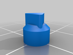 push button triangle cap electronics pushbutton 3d print model - Mito3D