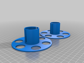 custom mpdeltamini mini-filament spool customized 3d print model - Mito3D