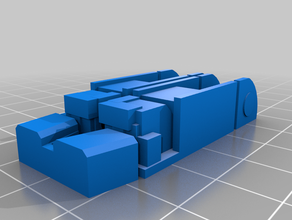 astrotrain g1 upgrade Teile - Loch-gun hand transformers transformers-Spielzeug 3d print model - Mito3D