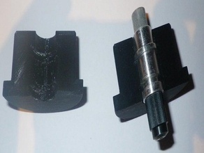43mm collar vinyl cutter adapter cnc drag knife 3d print model - Mito3D
