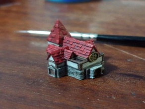 oathsworn - map mini church 3d bastone boardgame games 3d print model - Mito3D