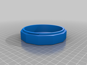 bayonet container base customized 3d print model - Mito3D