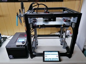 hipercubo revolução 300 e3d hemera evolução 3d print model - Mito3D