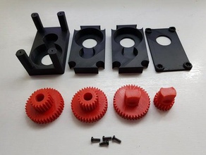 gear box Stampante 3d La stampa l'assemblaggio catia v5 giocattolo educativo ingranaggio riduttore ingranaggi 3d print model - Mito3D