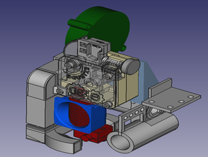 cl-260 carrier fan assembly e3d's titan extruder cl260 e3d-titan 3d print model - Mito3D