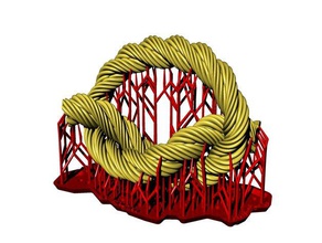 overhand knot rope ropework 3d print model - Mito3D