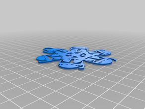 starwars snowflakes 3d print model - Mito3D