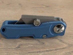 cortador couteau maleáveis escamotable faca 3d print model - Mito3D