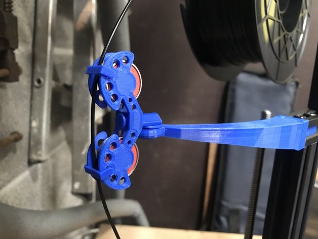 filament guide roller filament-guide Rolle 3D print model - Mito3D