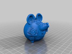 mouse photographer 3d print model - Mito3D
