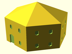 prusa house 3d print model - Mito3D
