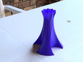 trépied vase de fleurs la décoration pot fleur maison vases mode 3d print model - Mito3D